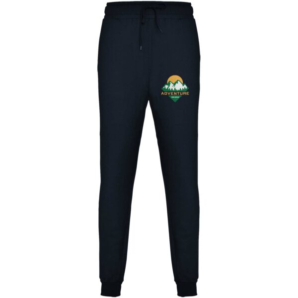 Adelpho men's trousers – Navy Blue with logo