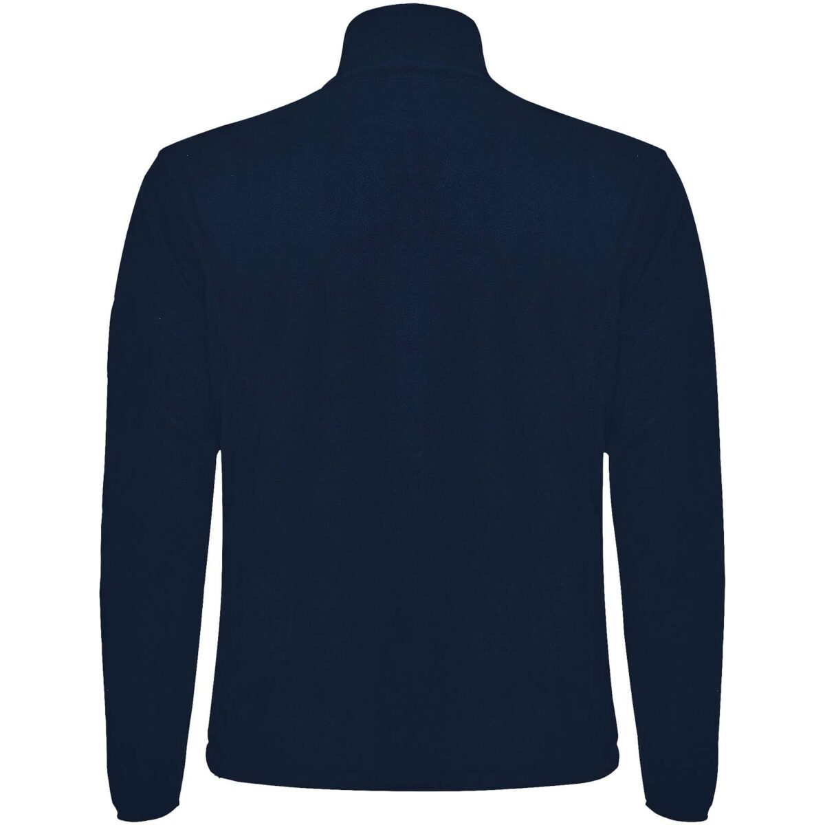 Luciane men's full zip fleece jacket – Navy Blue back view