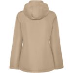 America women's padded parka jacket – Dark Sand back view