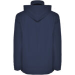 Europa unisex insulated jacket – Navy Blue back view