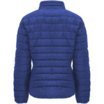 Finland women's insulated jacket – Electric Blue back view