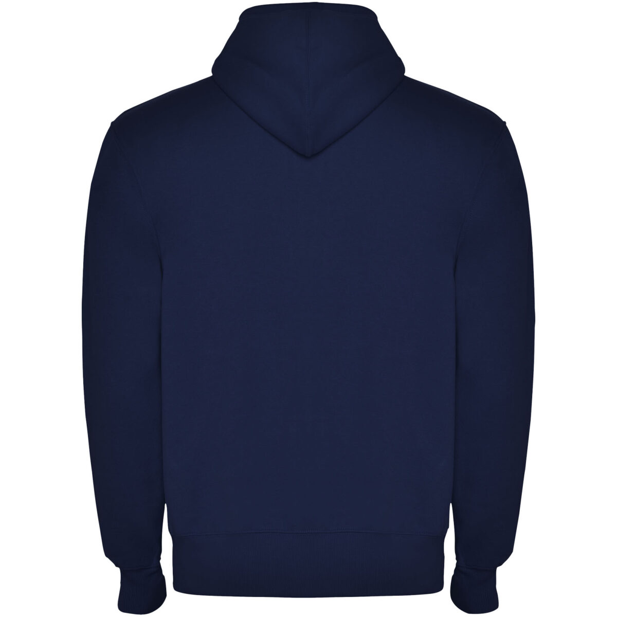 Montblanc unisex full zip hoodie – Navy Blue back view