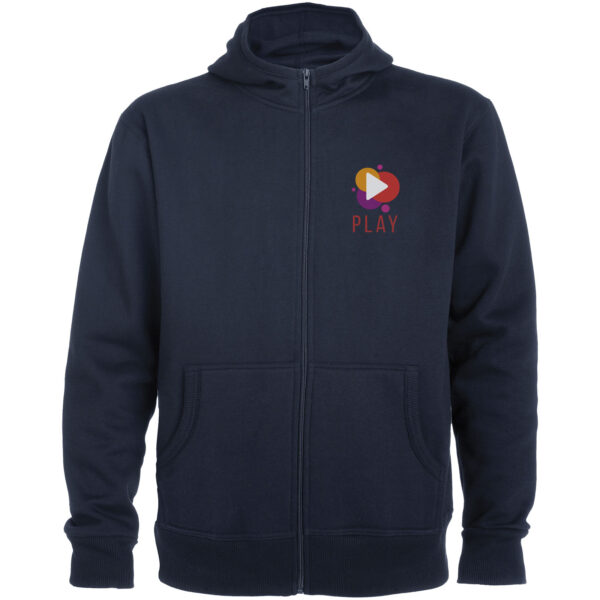 Montblanc unisex full zip hoodie – Navy Blue with logo