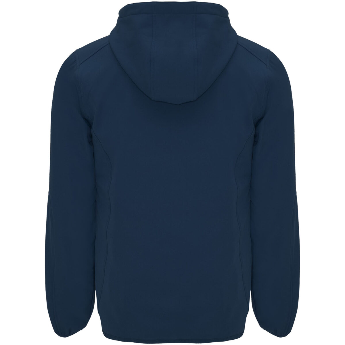 Siberia unisex softshell jacket – Navy Blue back view