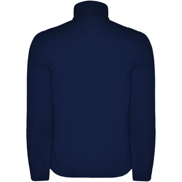 Antartida men's softshell jacket – Navy Blue back view