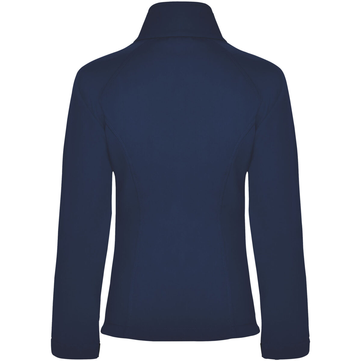 Antartida women's softshell jacket – Navy Blue back view