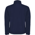 Rudolph unisex softshell jacket – Navy Blue back view