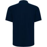 Centauro Premium short sleeve unisex polo – Navy Blue back view
