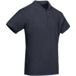 Prince organic cotton short sleeve men's polo – Navy Blue extra view