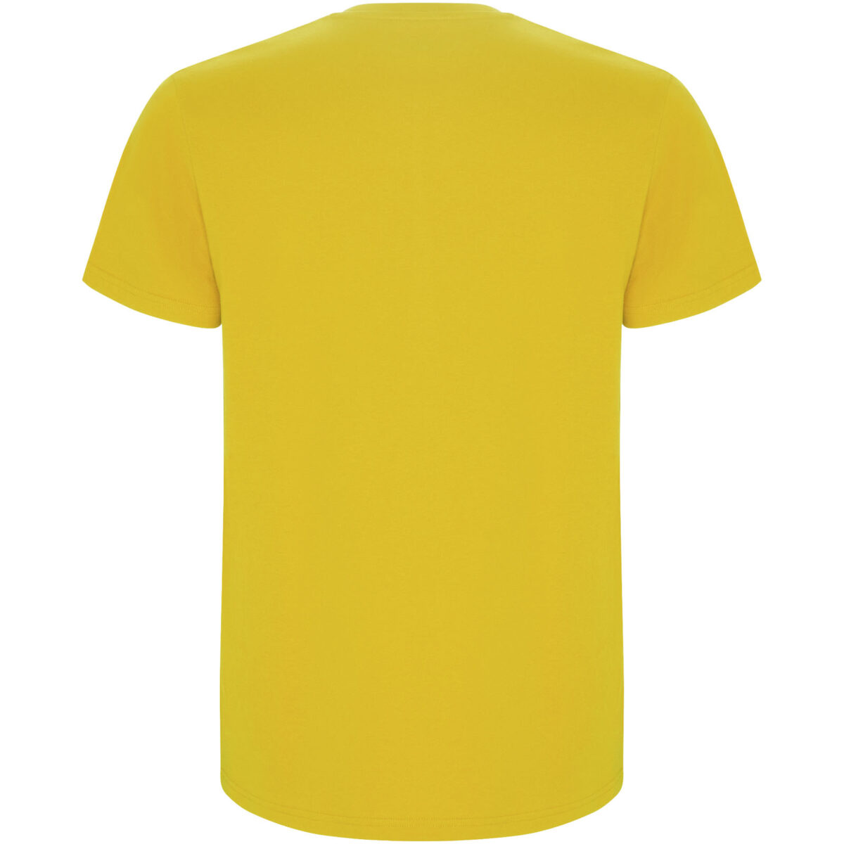 Stafford short sleeve men's t-shirt – Yellow back view