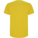 Stafford short sleeve men's t-shirt – Yellow back view