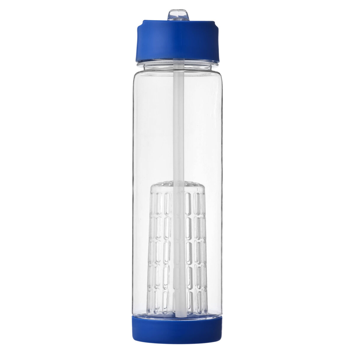 Tutti-frutti 740 ml Tritan™ infuser sport bottle – Transparent front view
