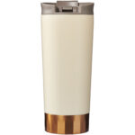 Peeta 500 ml copper vacuum insulated tumbler – Chrome front view