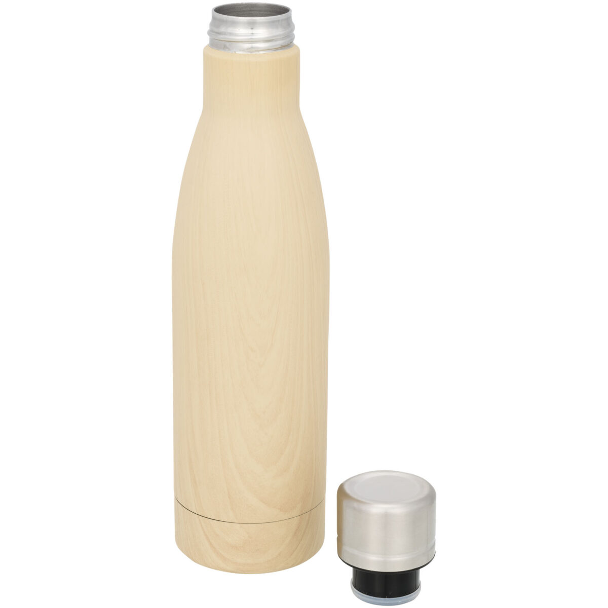 Vasa 500 ml wood-look copper vacuum insulated bottle – Brown extra view