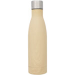 Vasa 500 ml wood-look copper vacuum insulated bottle – Brown front view