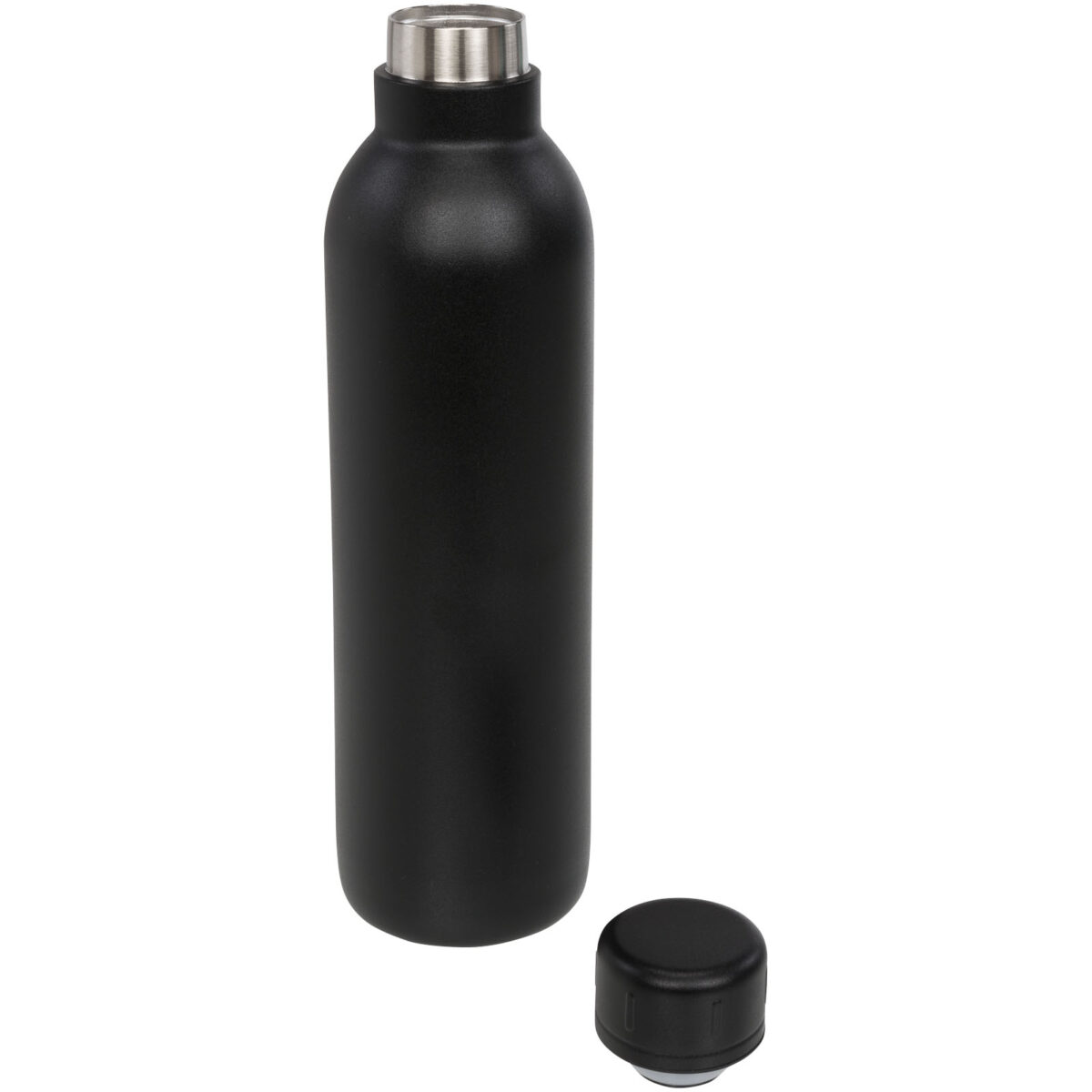 Odin 510 ml copper vacuum insulated water bottle – Solid black extra view
