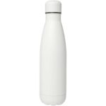 Cove 500 ml vacuum insulated stainless steel bottle – White front view