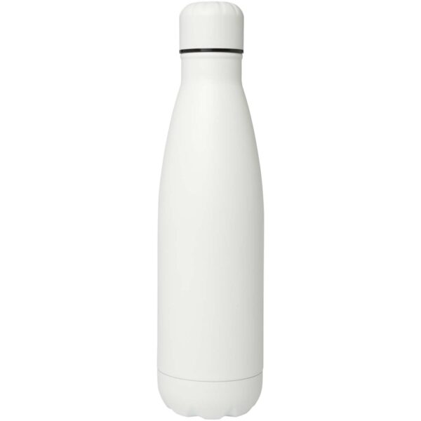 Cove 500 ml vacuum insulated stainless steel bottle – White front view
