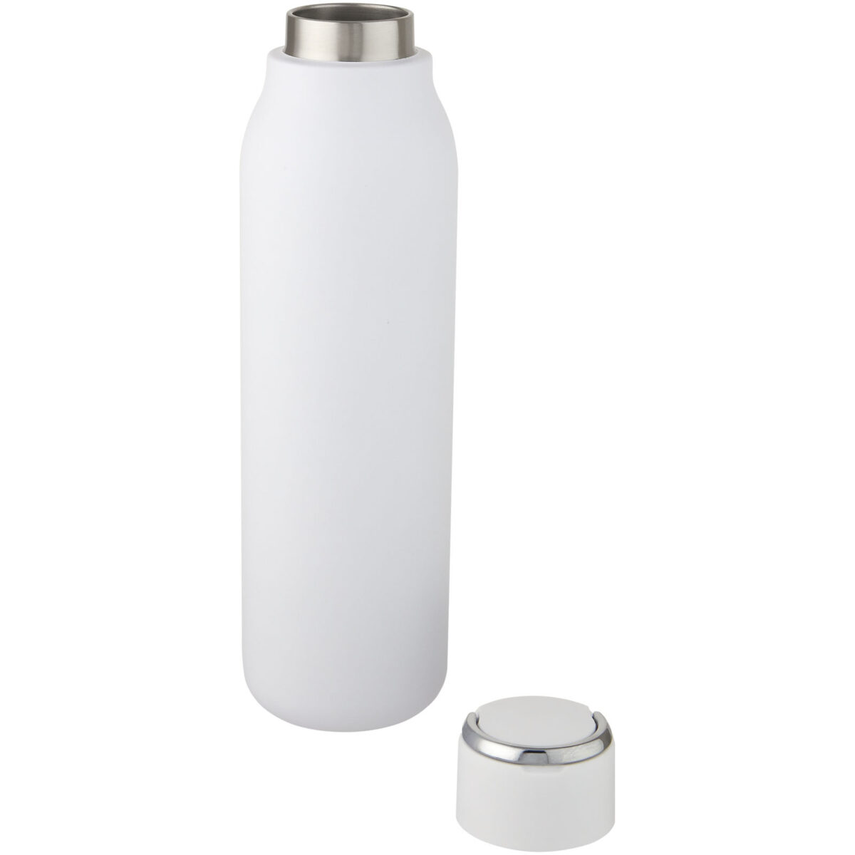 Marka 600 ml copper vacuum insulated bottle with metal loop – White extra view