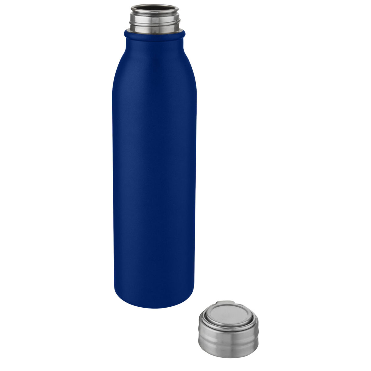 Harper 700 ml stainless steel water bottle with metal loop – Mid blue extra view