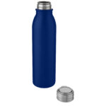 Harper 700 ml stainless steel water bottle with metal loop – Mid blue extra view