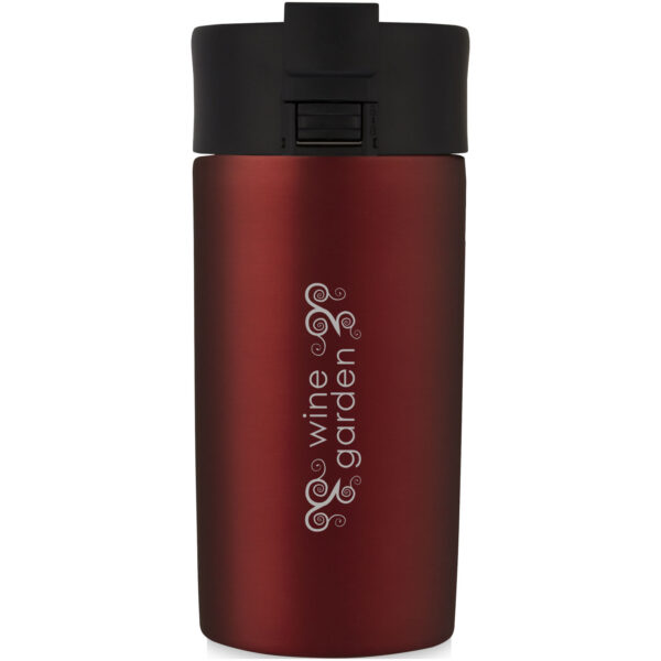 Jetta 330 ml copper vacuum insulated tumbler – Red with logo