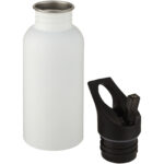 Lexi 500 ml stainless steel sport bottle – White extra view