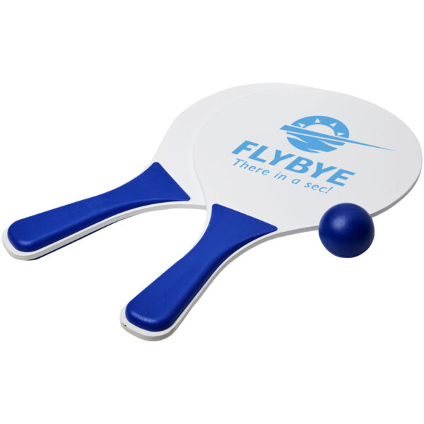 Bounce beach game set – Royal blue with logo