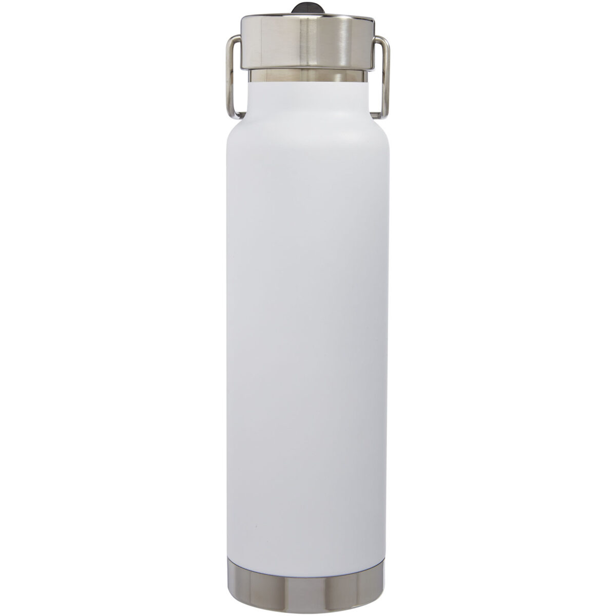 Thor 750 ml copper vacuum insulated sport bottle – White back view