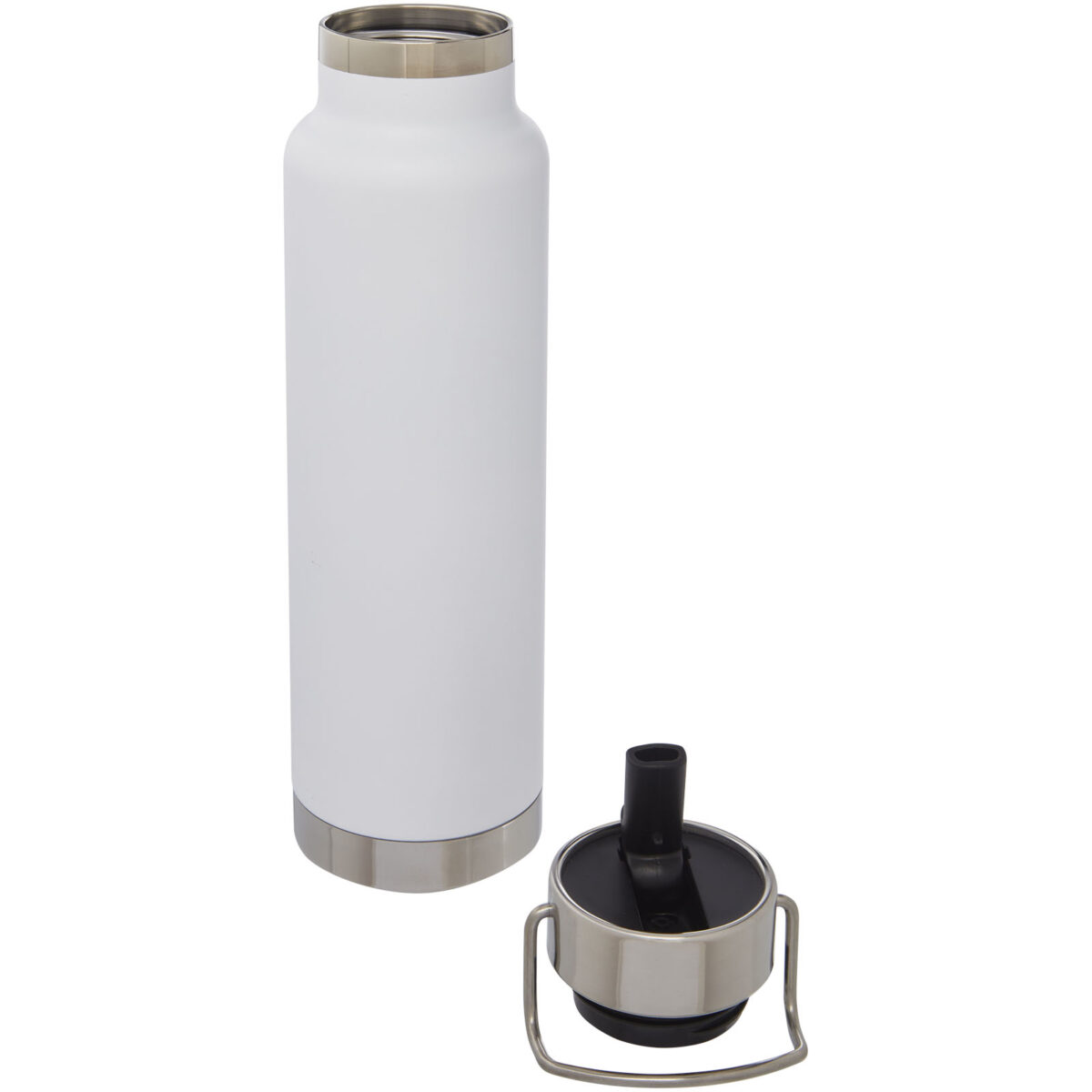 Thor 750 ml copper vacuum insulated sport bottle – White extra view