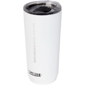 CamelBak® Horizon 600 ml vacuum insulated tumbler – White with logo