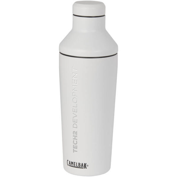 CamelBak® Horizon 600 ml vacuum insulated cocktail shaker – White with logo