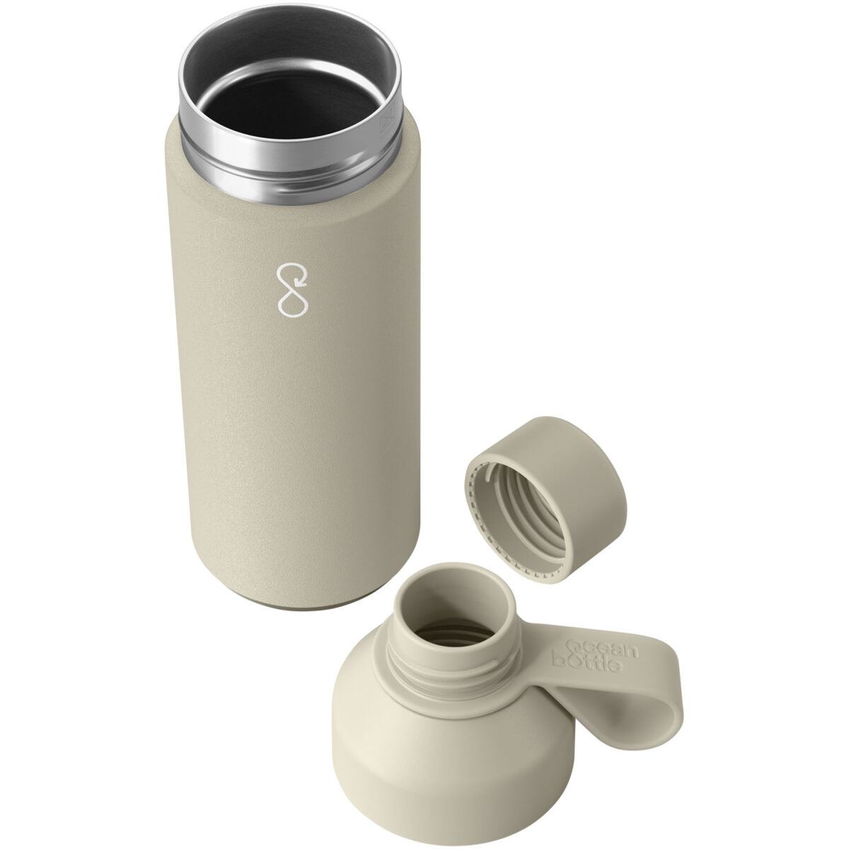 Ocean Bottle 500 ml vacuum insulated water bottle – Sandstone extra view