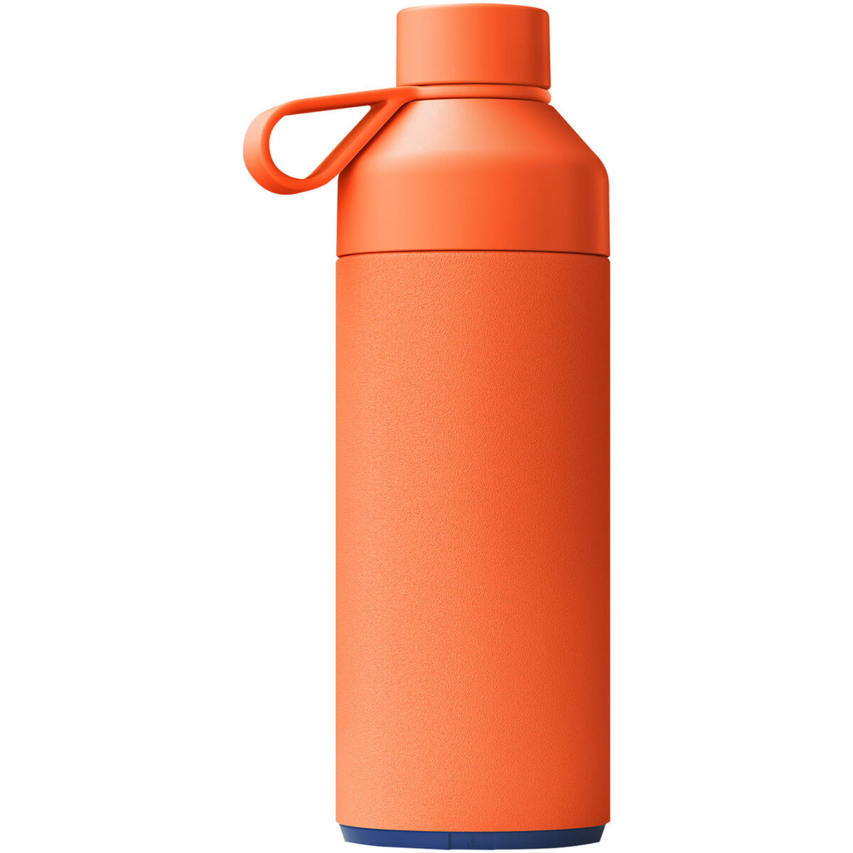 Big Ocean Bottle 1000 ml vacuum insulated water bottle – Sun Orange back view