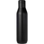 CamelBak® Horizon 750 ml vacuum insulated water/wine bottle – Solid black back view