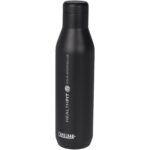 CamelBak® Horizon 750 ml vacuum insulated water/wine bottle – Solid black with logo
