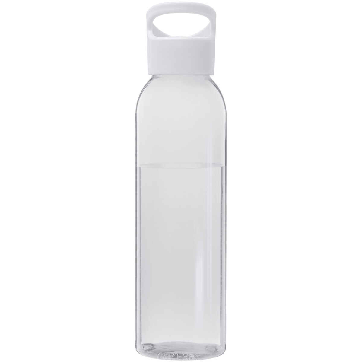 Sky 650 ml recycled plastic water bottle – White front view