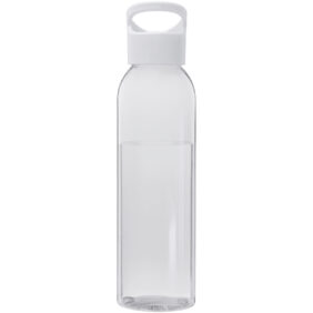 Sky 650 ml recycled plastic water bottle – White front view