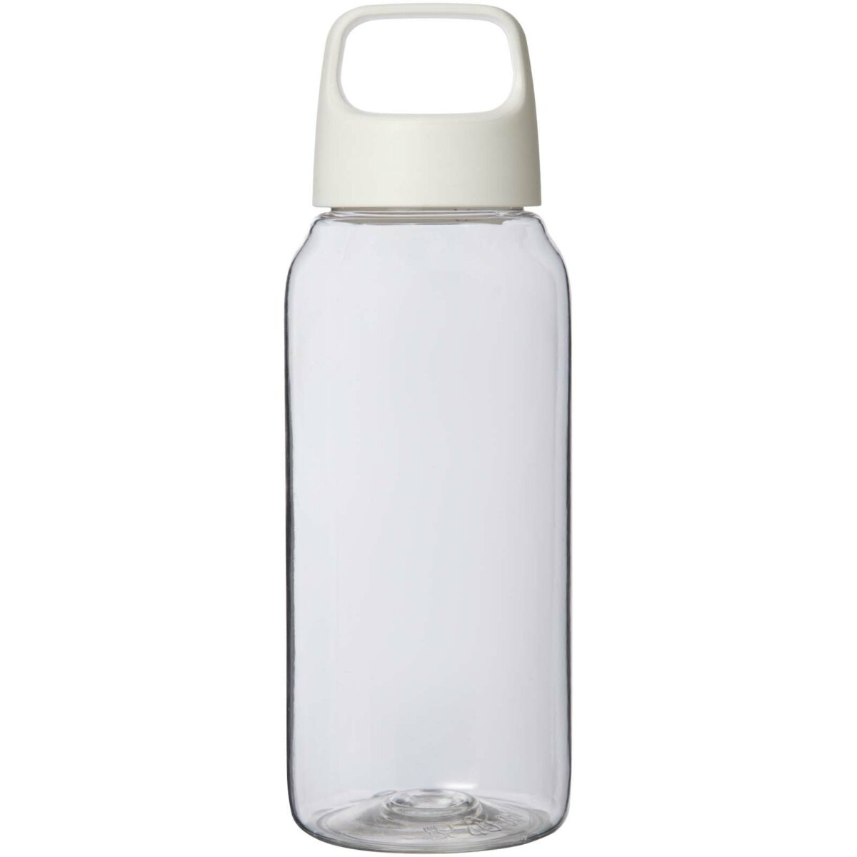 Bebo 500 ml recycled plastic water bottle – White front view