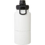 Dupeca 840 ml RCS certified stainless steel insulated sport bottle – White back view