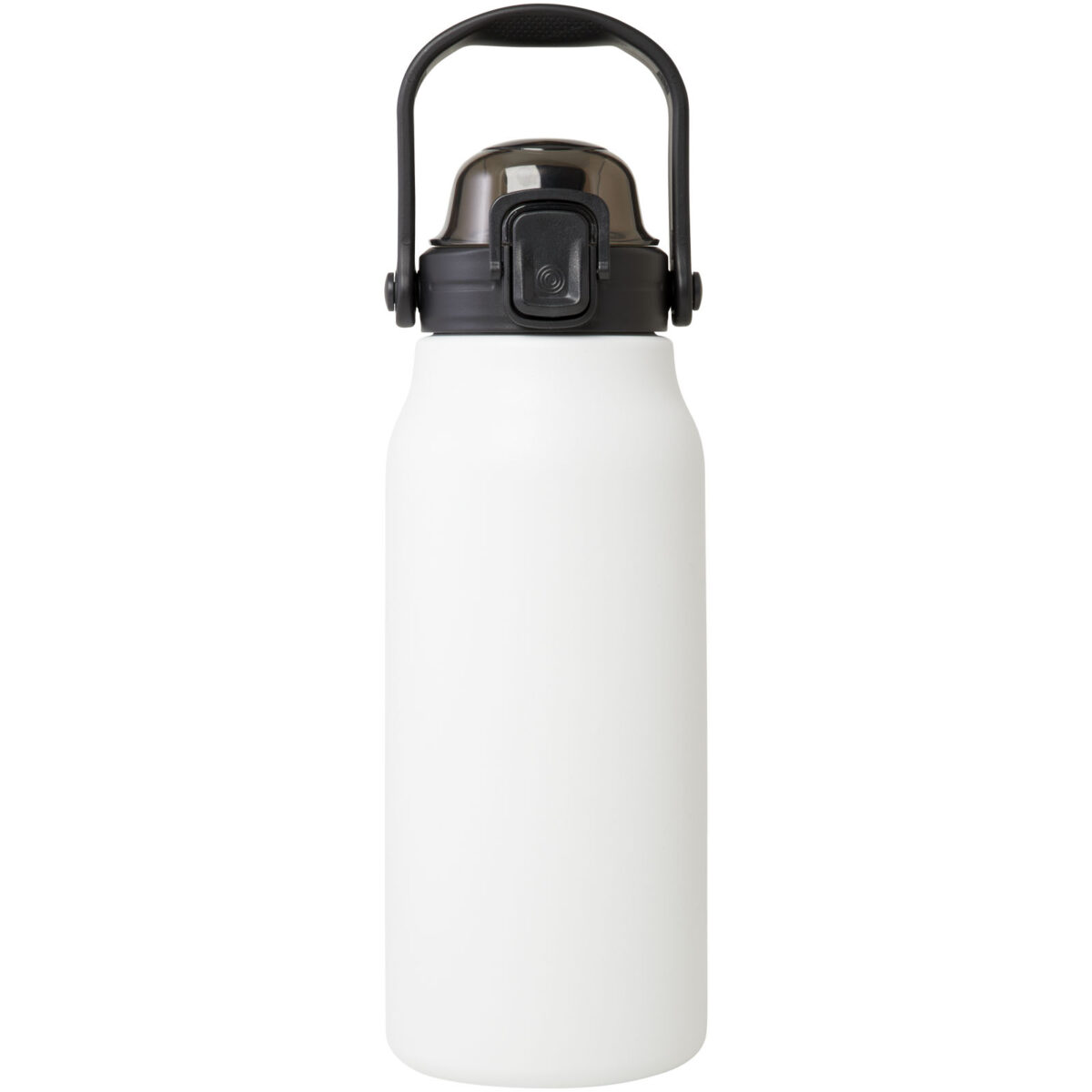 Giganto 1600 ml RCS certified recycled stainless steel copper vacuum insulated bottle – White front view