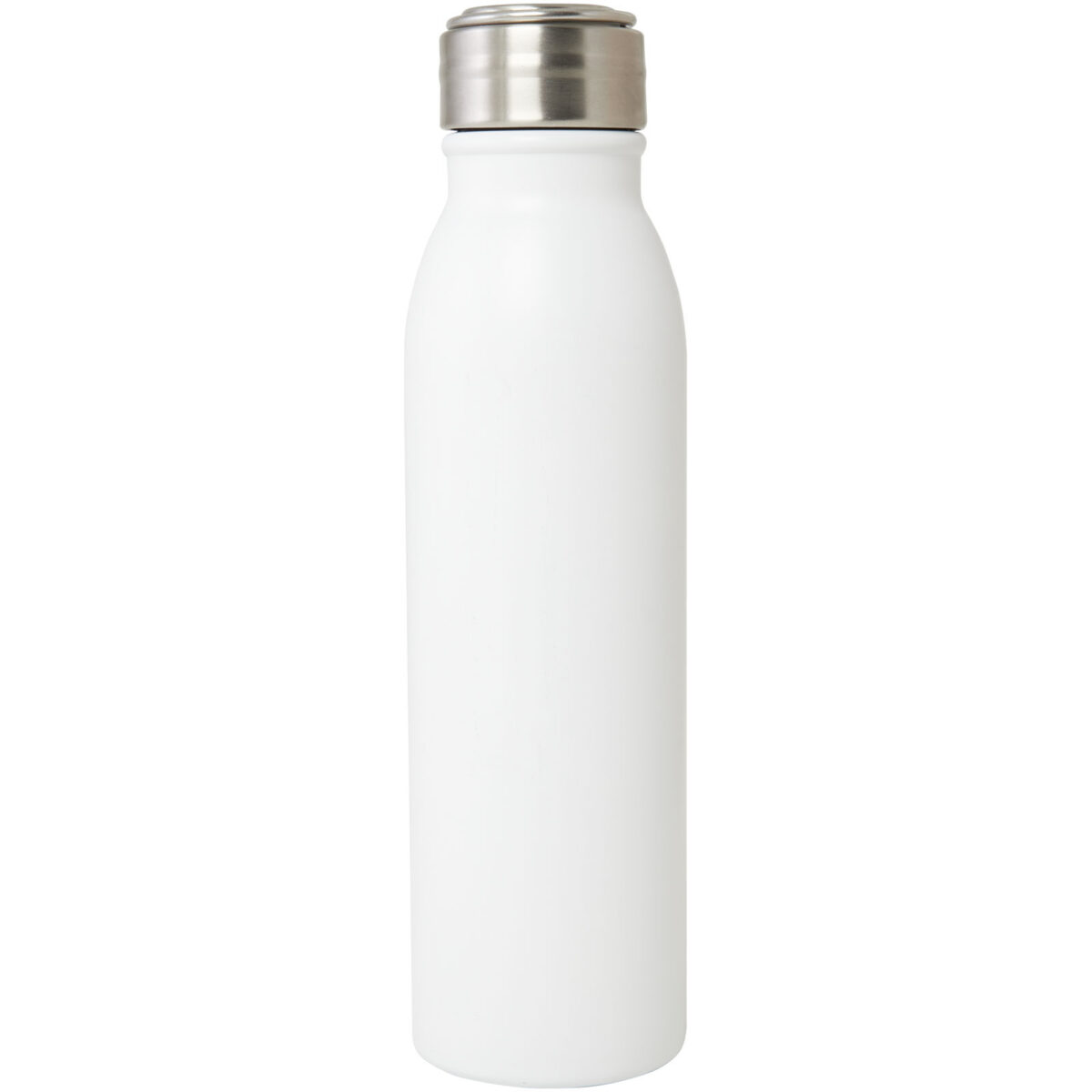Harper 720 ml RCS certified stainless steel water bottle with metal loop – White front view