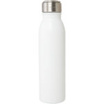 Harper 720 ml RCS certified stainless steel water bottle with metal loop – White front view