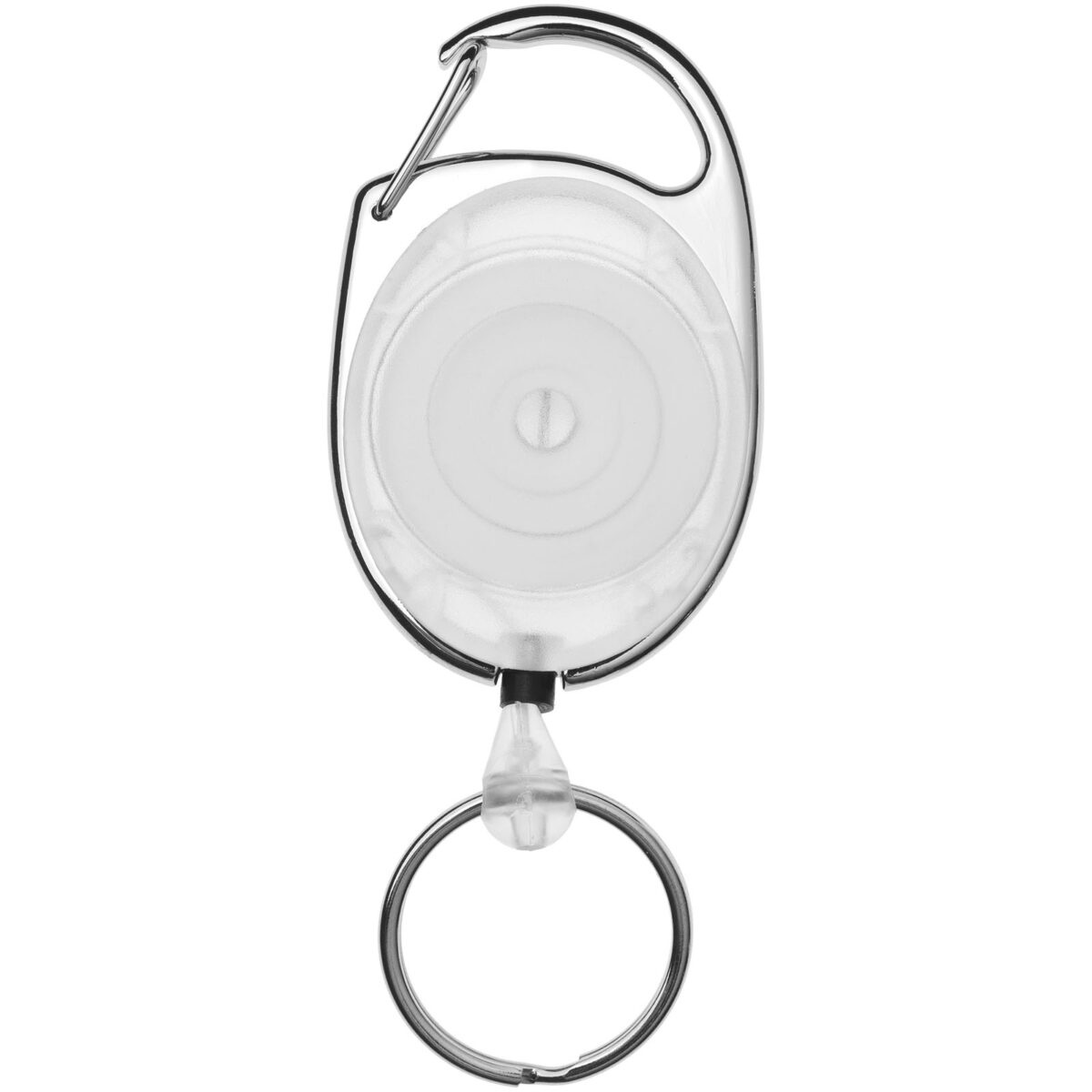 Gerlos roller clip keychain – White front view