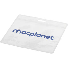 Serge transparent badge holder – Transparent clear with logo