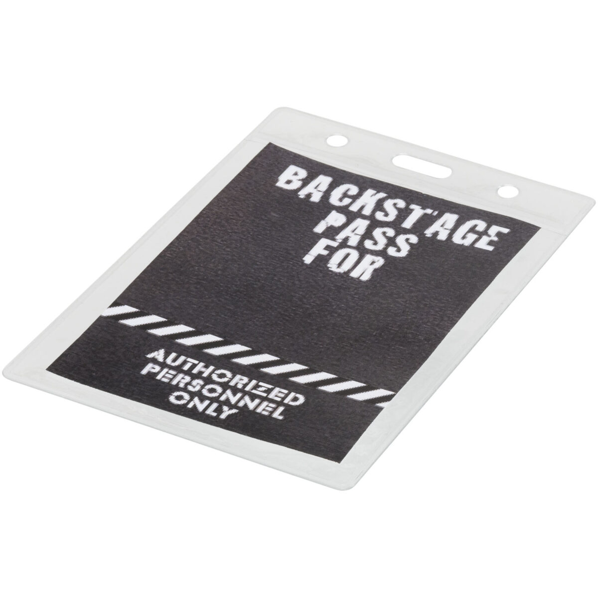 Lorenzo badge holder – Transparent clear extra view