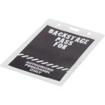 Lorenzo badge holder – Transparent clear extra view