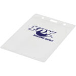 Lorenzo badge holder – Transparent clear with logo