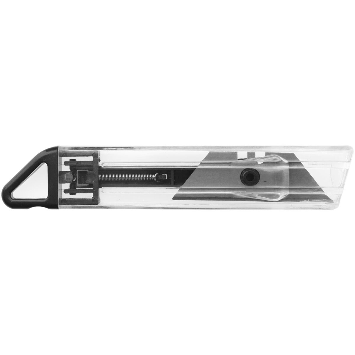 Hoost utility knife – Solid black front view