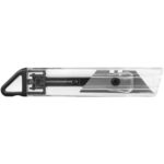 Hoost utility knife – Solid black front view